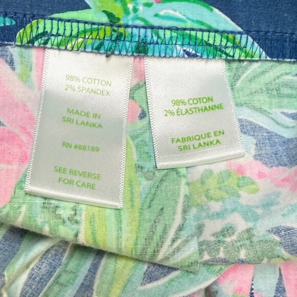 Lilly Pulitzer Ocean View Short – Macaw Blues Sweet Escape – Medium – EUC - Picture 8 of 11
